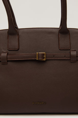 Medium Belted Bag Brown