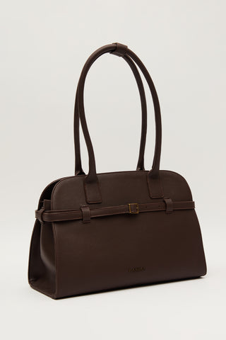 Medium Belted Bag Brown