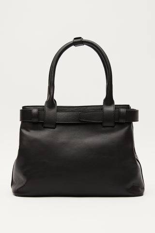 Bella Metal-Buckle Bag Black