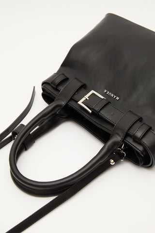 Bella Metal-Buckle Bag Black