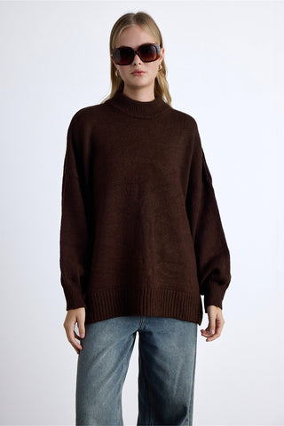 Ella Sweater Dark Brown