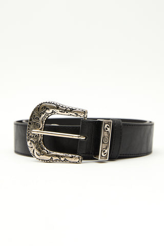 Cowboy Buckle Belt Black