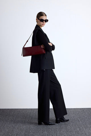 Wide Shoulder Vest Black