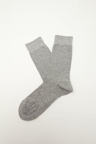 Classic Ribbed Socks Grey