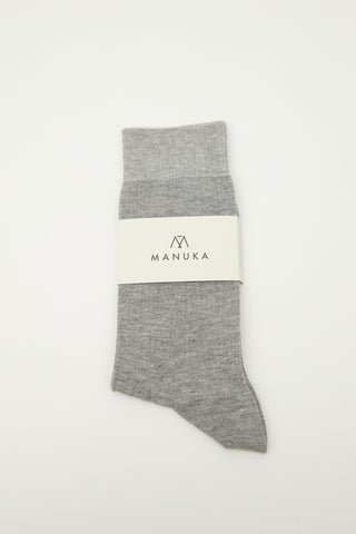 Classic Ribbed Socks Grey