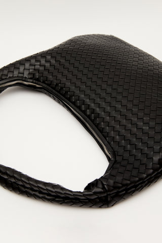 Frances Large Knit Bag Black