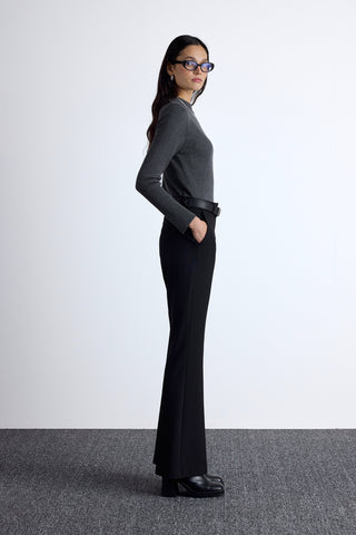 Flared Classic Pants Black