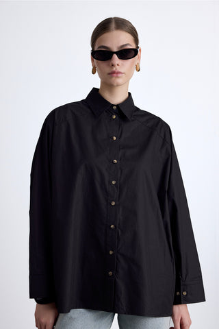 Premium Relaxed Shirt Black