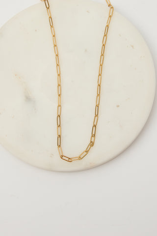 Delicate Chain Necklace Light Yellow