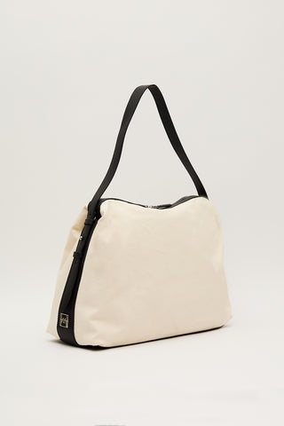 Natural Lexi Large Shopper Bag Black