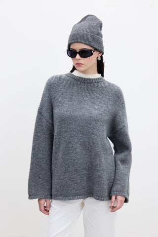 Oversized Sweater Anthracite