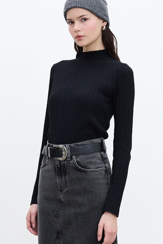 Cowboy Buckle Belt Black