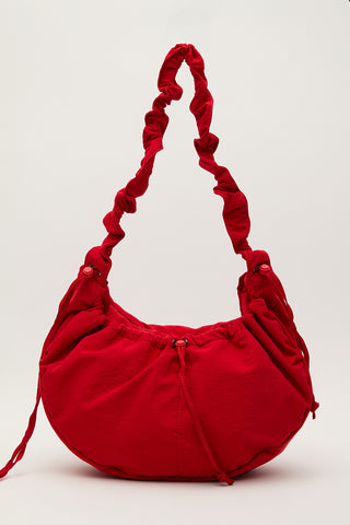 Enya Pocketed Crossbody Bag Red