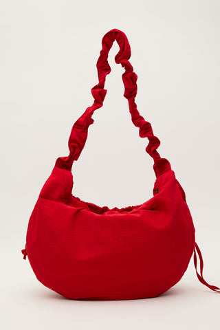 Enya Pocketed Crossbody Bag Red