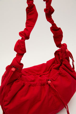 Enya Pocketed Crossbody Bag Red