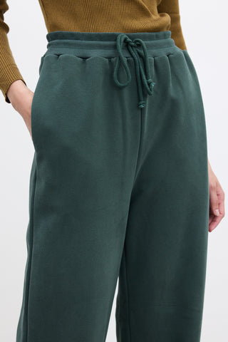 Basic Relaxed Trousers Green