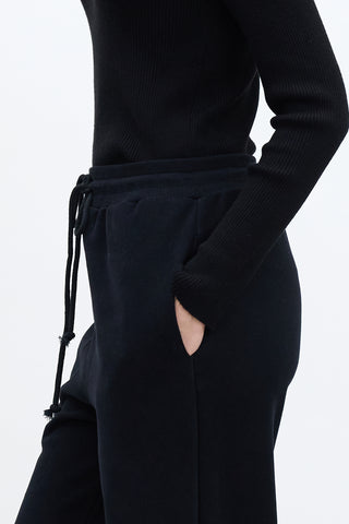 Basic Relaxed Trousers Black