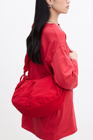 Enya Pocketed Crossbody Bag Red