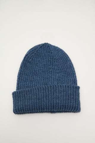 Chunky Knit Beanie Indigo