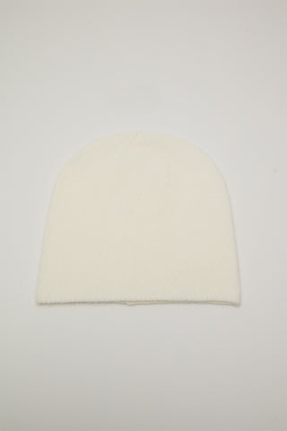 Lightweight Knit Beanie Ecru