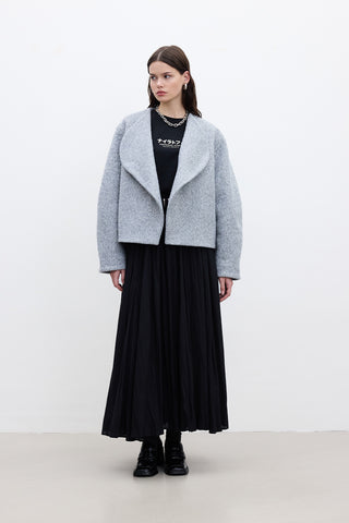 Jacqueline Short Cachet Coat Grey