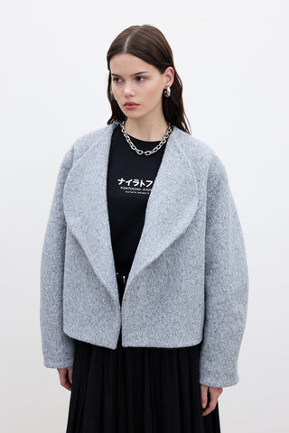 Jacqueline Short Cachet Coat Grey