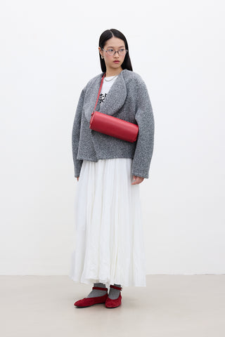 Jacqueline Kısa Kaşe Mont Antrasit Gri