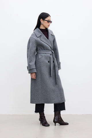 Italian Premium Cachet Coat Grey