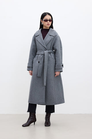 Italian Premium Cachet Coat Grey