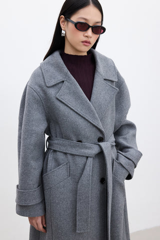 Italian Premium Cachet Coat Grey