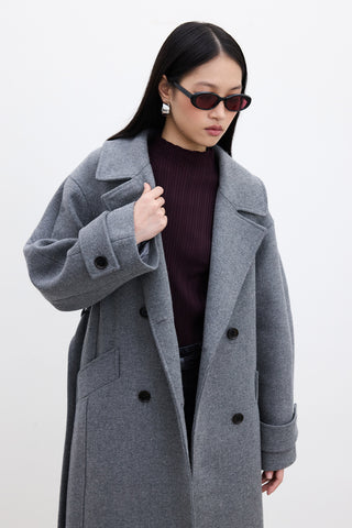 Italian Premium Cachet Coat Grey