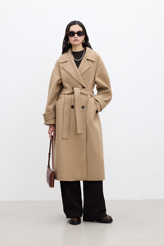Italian Premium Cachet Coat Camel