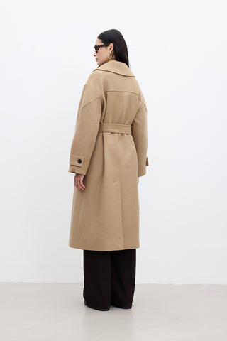 Italian Premium Cachet Coat Camel
