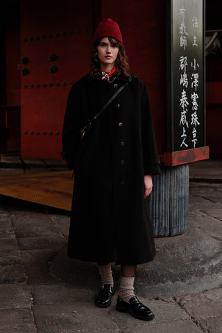 Andy Oversized Cachet Coat Black