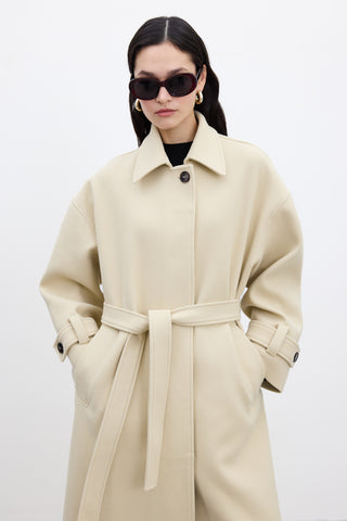 Andy Oversized Cachet Coat Beige