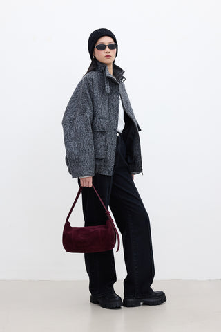 Chelsea Bomber Coat Anthracite