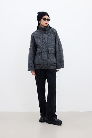 Chelsea Bomber Coat Anthracite