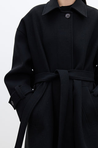 Andy Oversized Cachet Coat Black