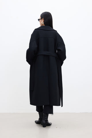 Italian Premium Cachet Coat Black