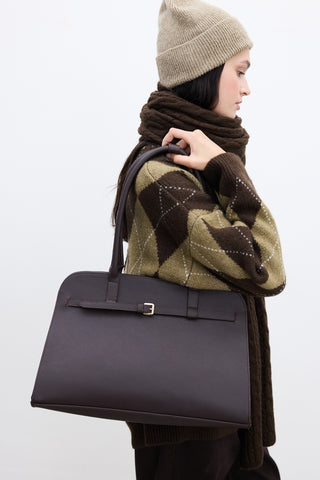 Buckle City Bag Brown