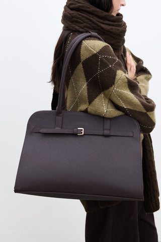 Buckle City Bag Brown