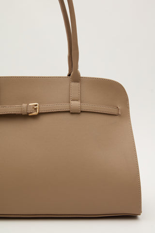 Buckle City Bag Mink