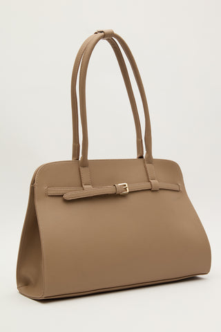 Buckle City Bag Mink