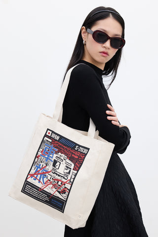 Printed Canvas Bag Metro