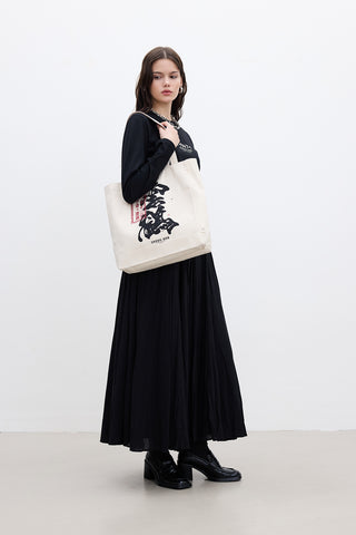 Printed Canvas Bag Shodo Hon