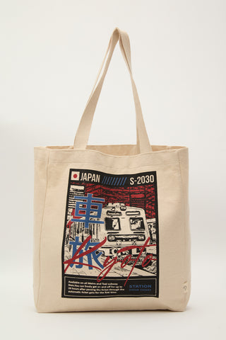 Printed Canvas Bag Metro