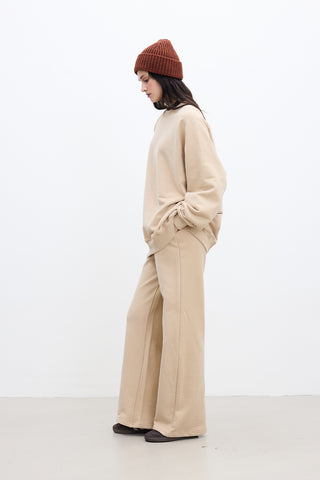 OVERSIZE BASIC SWEATSHIRT CAMEL