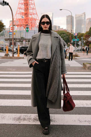 Italian Premium Cachet Coat Grey