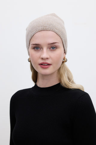 Lightweight Knit Beanie Mink