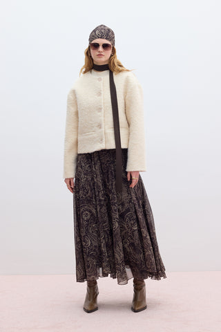 Ruffled Wide Skirt Freesia